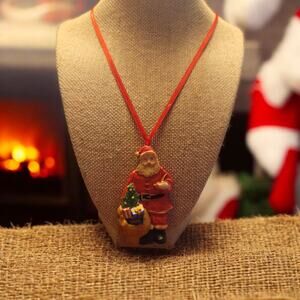 Santa Necklace Christmas